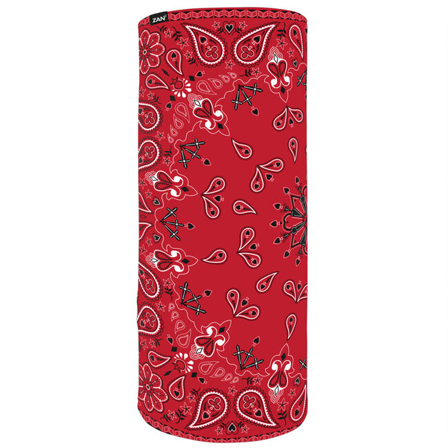 ZANheadgear Motley Tube® Sportflex® UPF50+ Series Red Paisle One size fits most