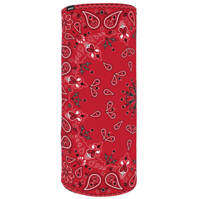 ZANheadgear Motley Tube® Sportflex® UPF50+ Series Red Paisle One size fits most