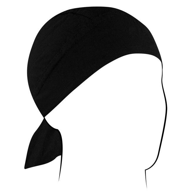 ZANheadgear Flydanna® Cotton Black One size fits most
