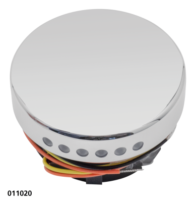 GZP Chrome smooth LED fuel gauge 96-17 (ES)