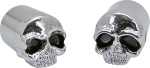GZP Skull valve stem covers w/blk eyes p
