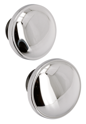 GZP Chrome Gas cap vented 85-e18 steel