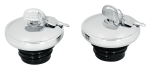 GZP Gascap late style chr w/key non-vent