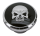 GZP Skull blck/chrome Gas cap set 84-96 (ES)
