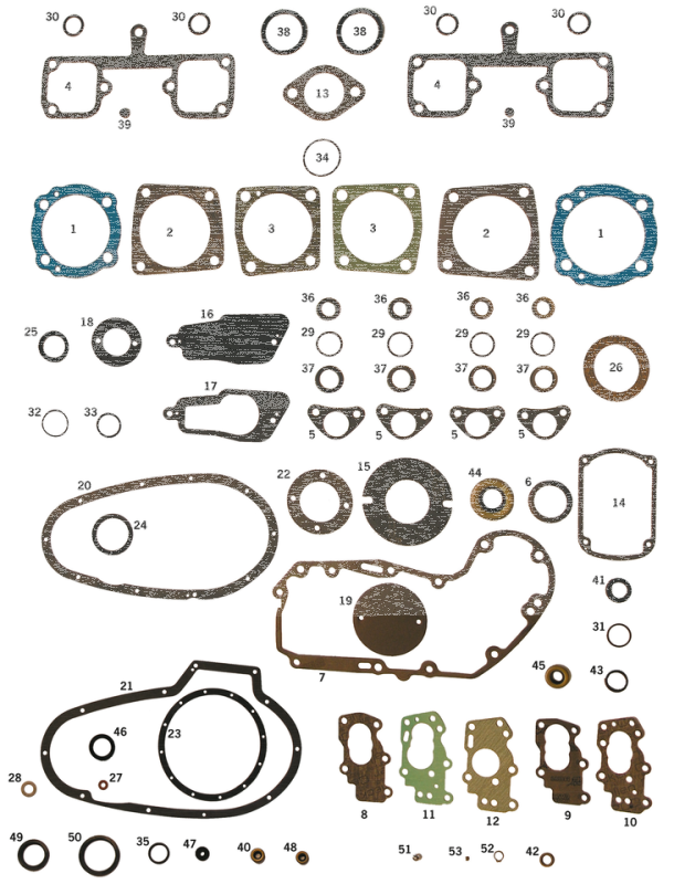 GZP Oil seal OEM + Magneto XL68-69 (ES)