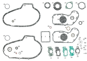 GZP 10pck O-ring tappet guide XL # 11100 (ES)