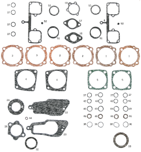 GZP 10pck O-ring pushrod tube #11133 (ES)