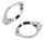 GZP Chrome flanges oversize throttlebody (ES)