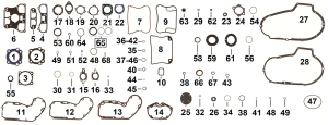 GZP 10pck O-ring tappet guide,upper (ES)