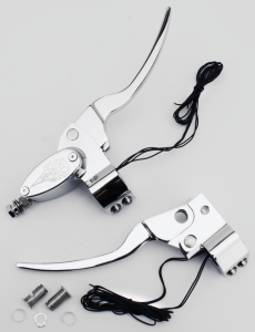 GZP Chrome Billet H/B Contr w/cl cabl