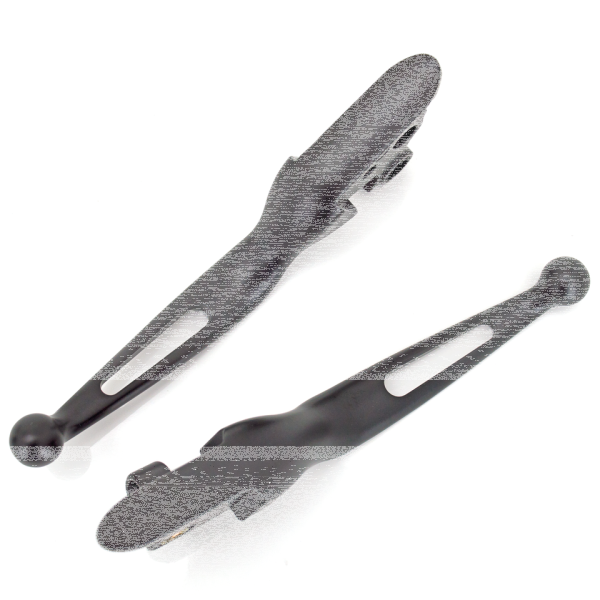 GZP Blk Vortex FLH/T08-16 levers w/cable (ES)