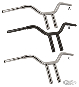 GZP Blk 13" rise Clubstyle Chubbybar