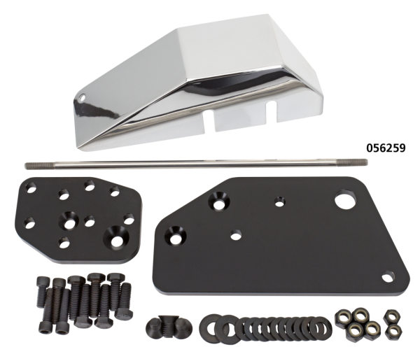 GZP Black 2" floorboard ext.kit Softail8 (ES)