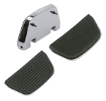 GZP Chr.passenger floorboard kit ribbed