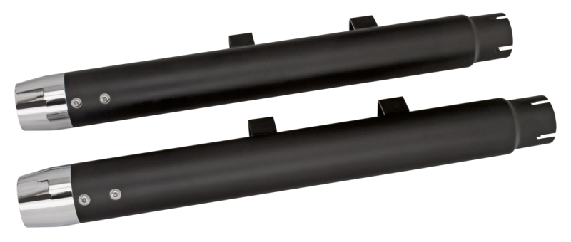 GZP Blk Radium mufflers XL14-UP Chr caps (ES)