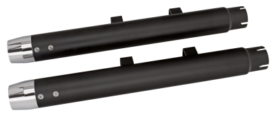 GZP Blk Radium mufflers XL14-UP Chr caps (ES)