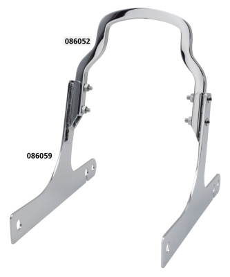 GZP Chrome side straps XL04-up (ES)