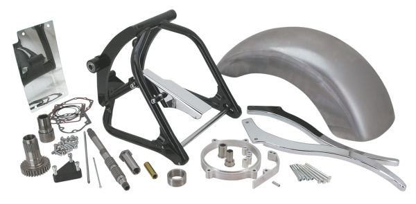 GZP Axle w/washer & nut chrome .75"x332+ (ES)