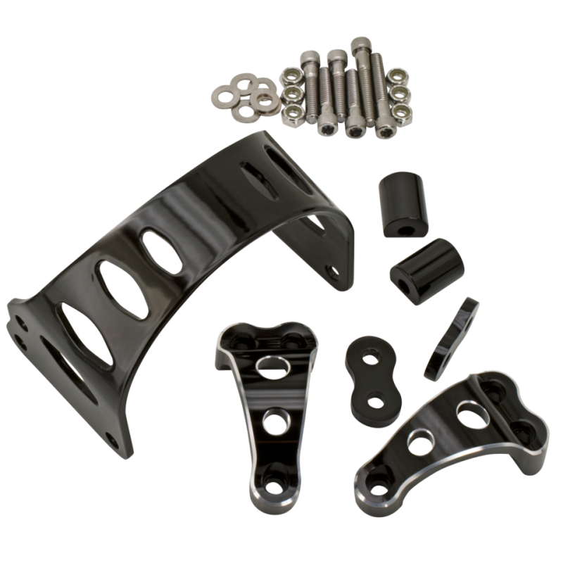GZP Tomahawk Black forkbrace kit FXD06-u (ES)