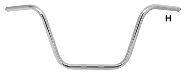 GZP Apehanger 12" rise w/o dimple (ES)