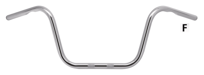 GZP Apehanger 10" rise with dimple (ES)