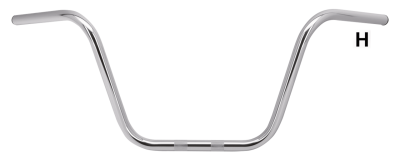 GZP Apehanger 12" rise with dimple