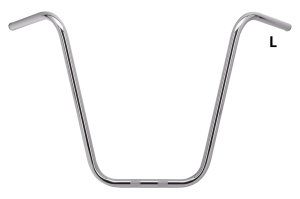 GZP Apehanger 20" rise with dimple