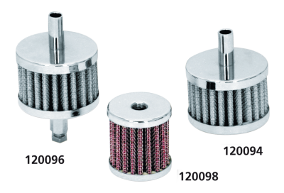 GZP Chr crankcase breather fits 3/8" hos (ES)