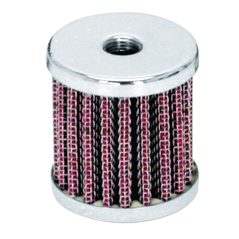 GZP Chr crankcase breather w 1/8" NPT th (ES)