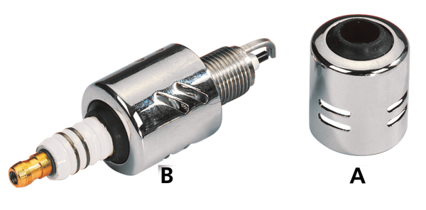 GZP Spark plug cvr set horiz-slot 14 mm (ES)