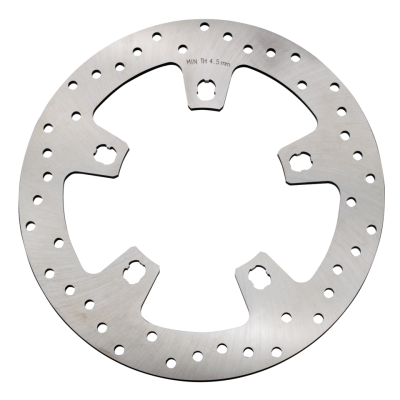 GZP Stainless drilled front rotor FLH/T1