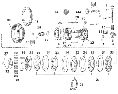 GZP Clutch hub stud Nut (ES)