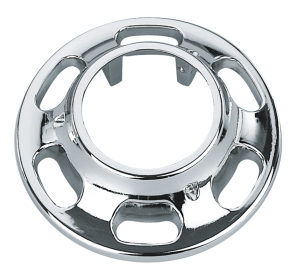 GZP Chrome slotted hub cover for FXWG/ST (ES)