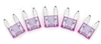 GZP 5pck Mini Led detectr fuse violet 3A