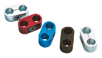 GZP plug wire separators matte chrome (ES)
