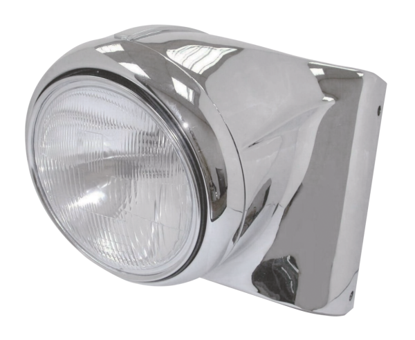 GZP Chr 7" headlight nacelle kit DOT app (ES)