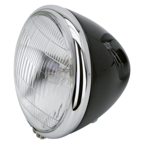 GZP Springer Headlight Compl. Black 6 vo
