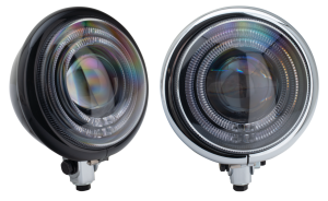 GZP black Odyssee LED 5-3/4" headlight (ES)