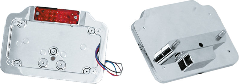 GZP Licenceplate LED chr/w billet m/plat (ES)