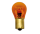 GZP Amber glass bulb BA15S 1156 socket