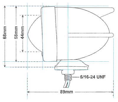GZP 3 winged bullet light red dual fi (ES)