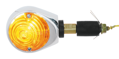 GZP Chrome Ox-Eye turn signal with E-len (ES)