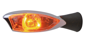 GZP Chrome E-appr LED turn signals, pair