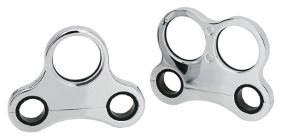 GZP Chr billet Dual gauge f/T-bar no hol