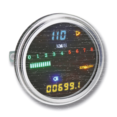 GZP Full digital KPH speedo/tacho cabled (ES)