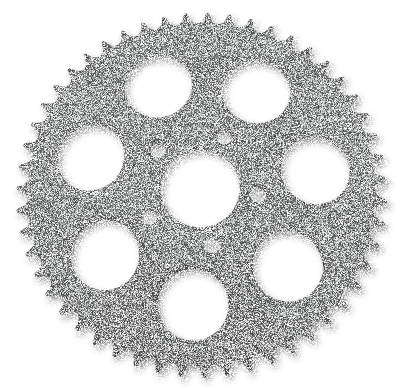 GZP Chr rear sprocket 51T BT00-up 6MM of (ES)
