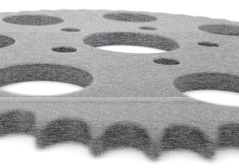GZP Sprocket rear XL82-85 48T Black (ES)