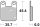 SBS HF Brake pads GMA 4/PM 2 piston (ES)