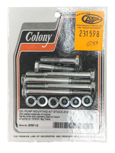 Oil pump mounting hardware BT78-91 zinc (ES)