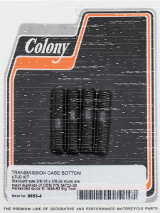 4pck Transm. stud kit std 3/8-16x3/8-24 (ES)